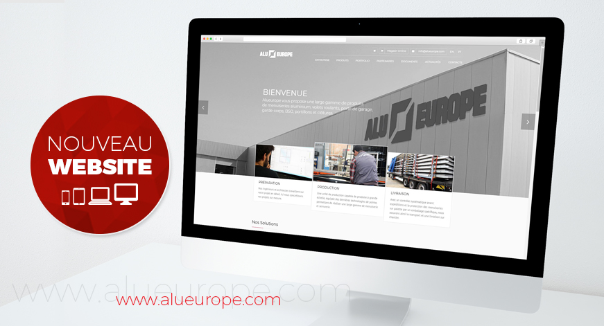 Nouveau website Alueurope